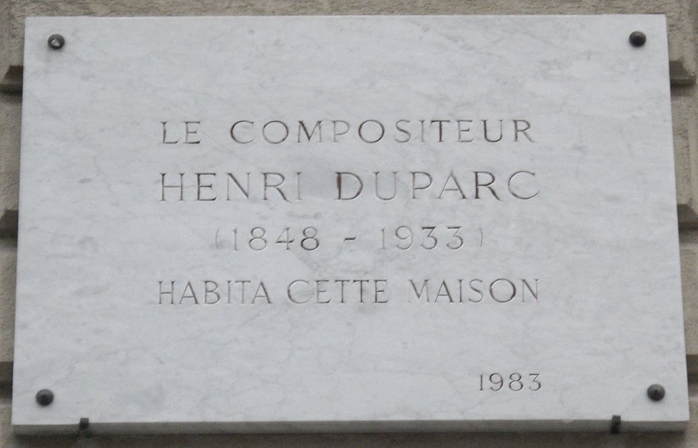 24 | Duparc, Marie Eugenie Henri Fouques