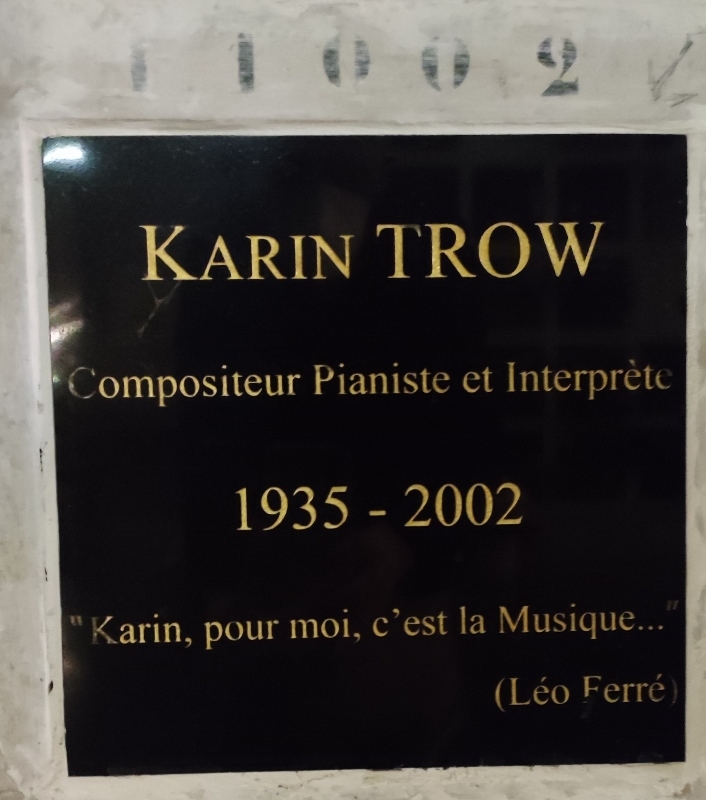87 | Karin Trow (1935–2002)
